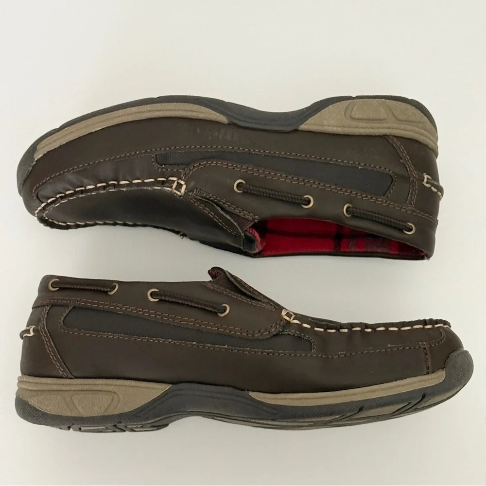 Outland Boys Brown Loafers Size 5.5M